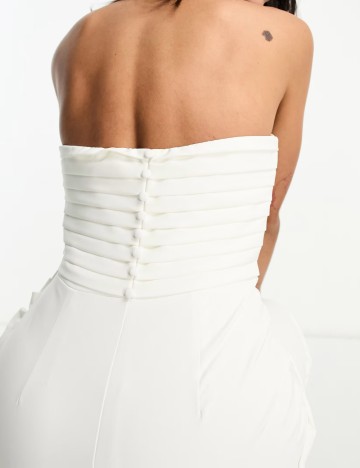 Rochie maxi Little Mistress, ivory