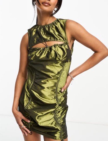 Rochie mini Annorlunda, verde