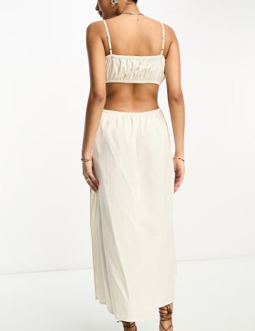 Rochie midi PRETTY LAVISH, bej
