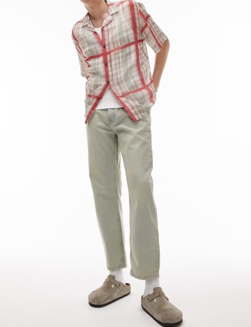 Cămașă cu mânecă scurtă Topman, mix culori
