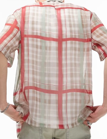 Cămașă cu mânecă scurtă Topman, mix culori