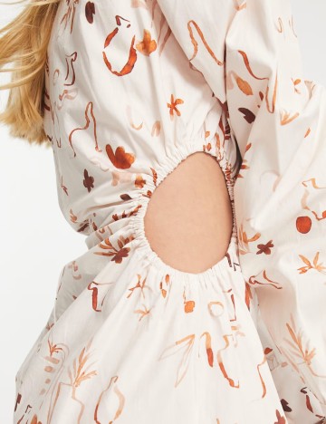 Rochie mini Peppermayo, crem