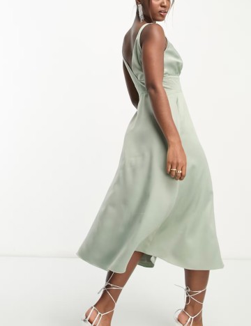 Rochie midi Maya Deluxe, verde