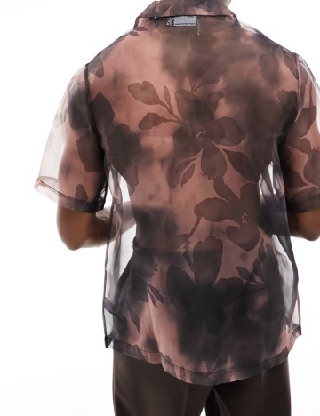 Cămașă cu mânecă scurtă ASOS, mix culori