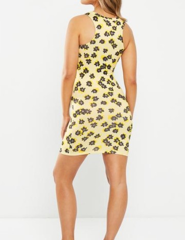 Rochie midi Noisy May, mix culori