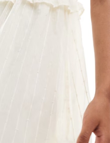 Rochie mini New look, crem
