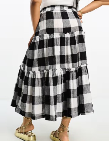 Fustă maxi ASOS, mix culori