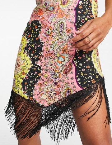 Rochie mini ASOS, mix culori