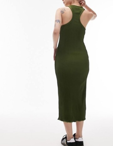 Rochie midi ASOS, verde
