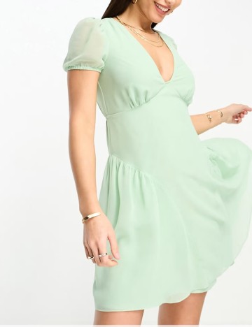 Rochie mini ASOS, verde