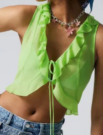 Top WEEKDAY, verde