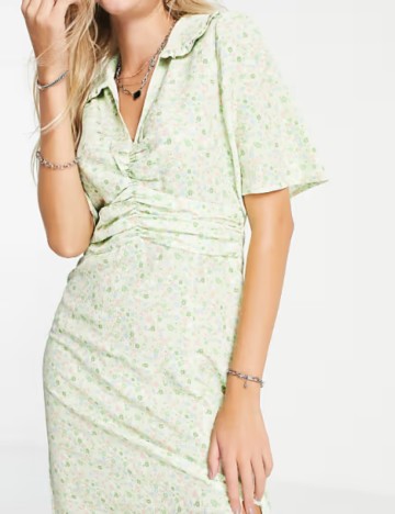 Rochie midi Only, verde
