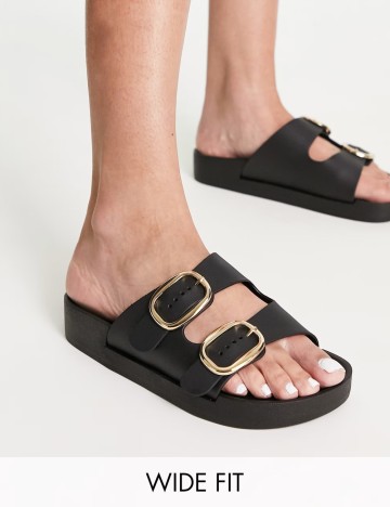 Sandale London Rebel, negru