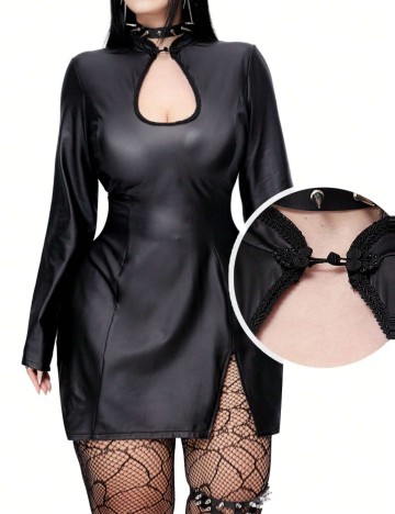 Rochie mini Shein Curve+, negru