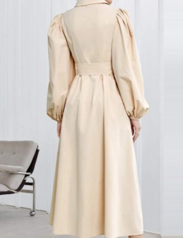 Rochie midi Shein, crem