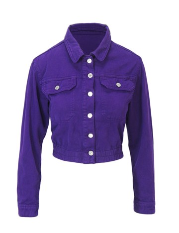 Geacă&nbsp;de&nbsp;blugi Zara, mov