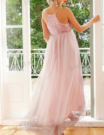 Rochie maxi Shein, roz