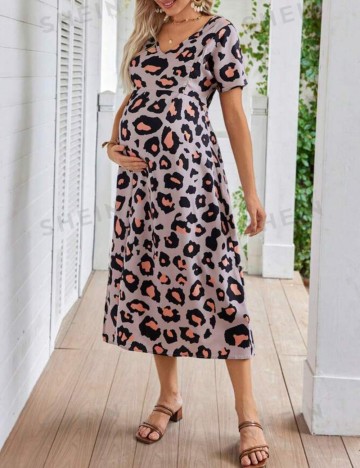 Rochie midi Shein, mix culori