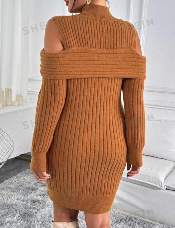 Rochie midi Shein Curve+, maro