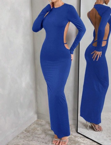 Rochie maxi Shein, albastru