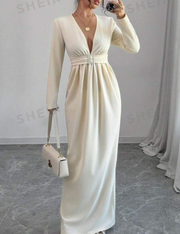 Rochie maxi Shein, bej