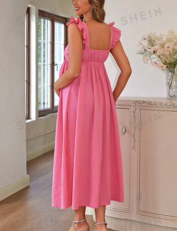 Rochie maxi Shein, roz