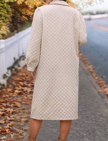 Rochie midi Shein Curve+, bej