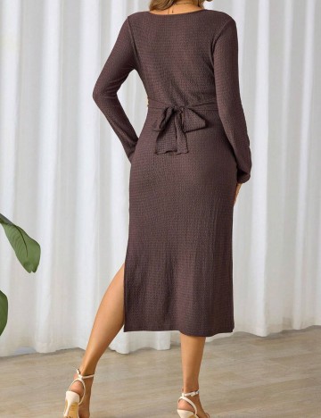 Rochie midi Shein, maro