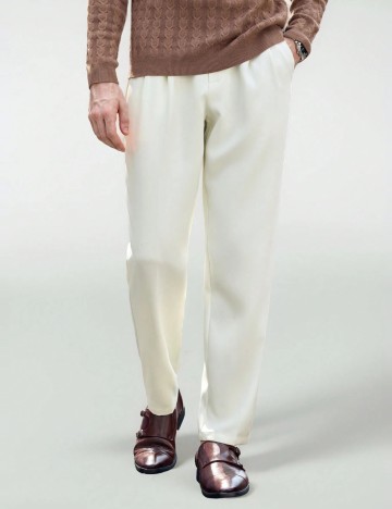 Pantaloni Shein, crem