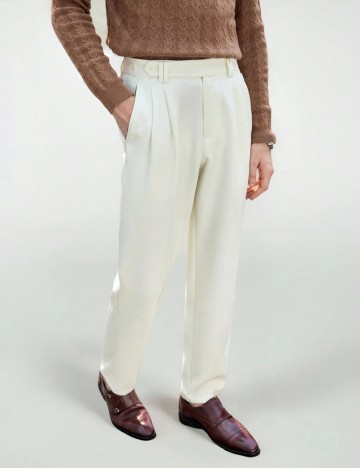 Pantaloni Shein, crem