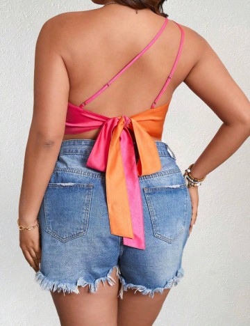 Top Shein Curve+, mix culori