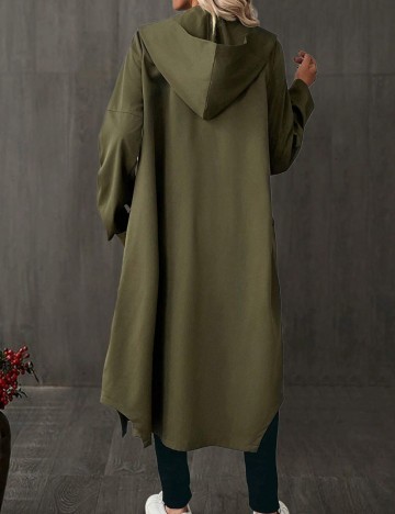 Jachetă lungă Shein, kaki