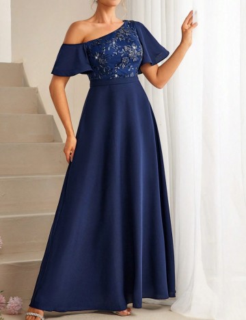 Rochie de ocazie Shein, albastru