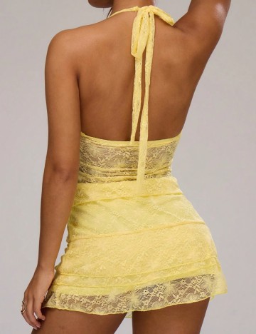 Rochie mini Shein, galben