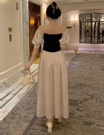 Rochie maxi Shein, mix culori