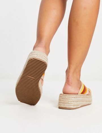 Saboți cu platformă ASOS, mix culori