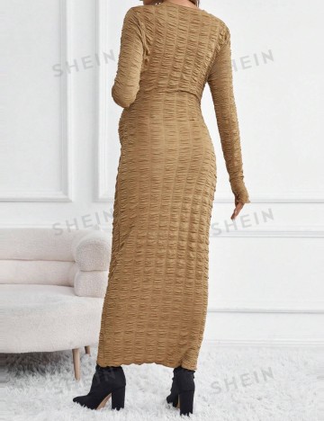 Rochie maxi Shein, bej