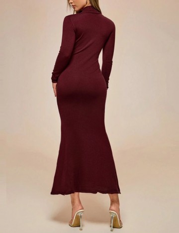 Rochie midi Shein, vișiniu