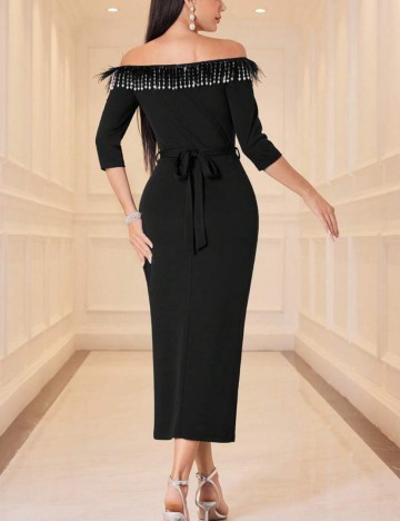 Rochie midi Shein, negru