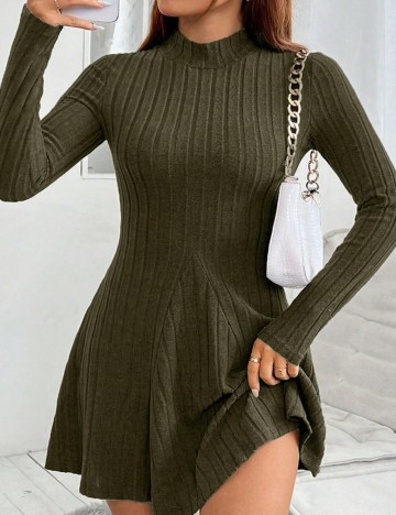 Rochie mini Shein, kaki