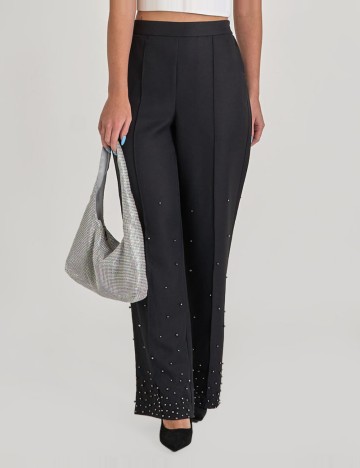 Pantaloni Pieces, negru