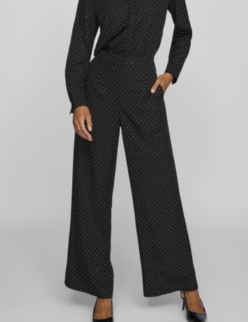 Pantaloni Vila, negru