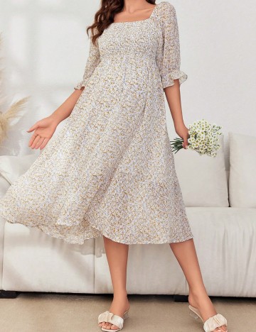 Rochie midi Shein, mix culori
