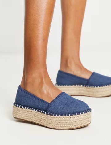 Espadrile ASOS, albastru