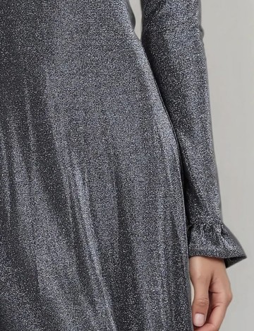 Rochie maxi RELIGION, argintiu