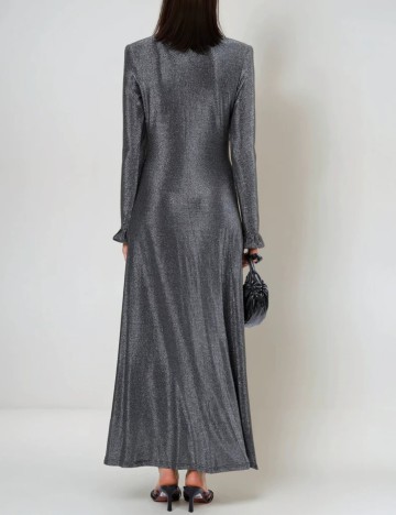 Rochie maxi RELIGION, argintiu