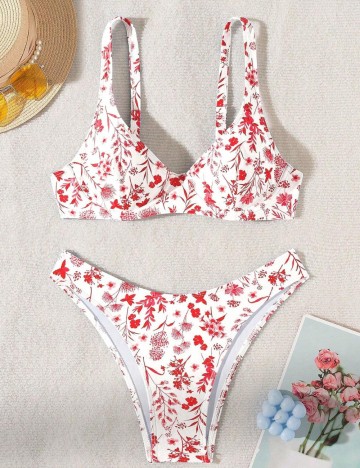 Costum de baie Shein, alb
