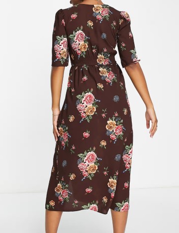 Rochie midi ASOS, maro
