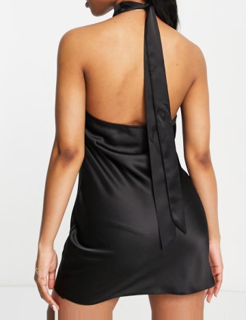 Rochie mini Miss Selfridge, negru