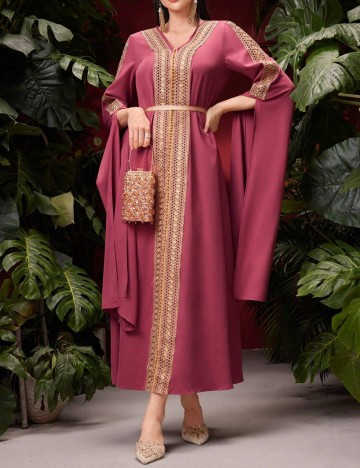 Rochie maxi Shein, roz